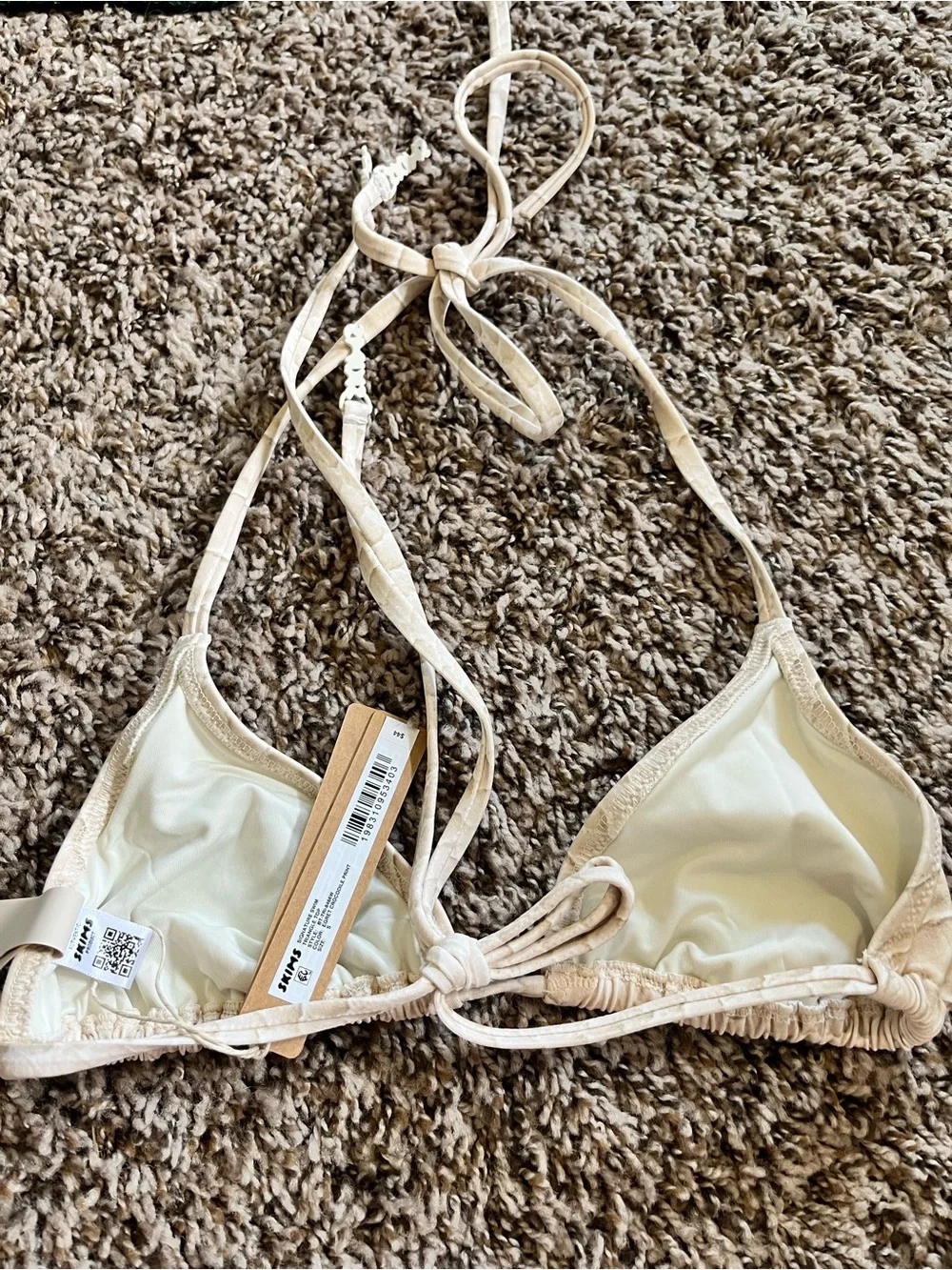 SKIMS crocodile egret Bikini